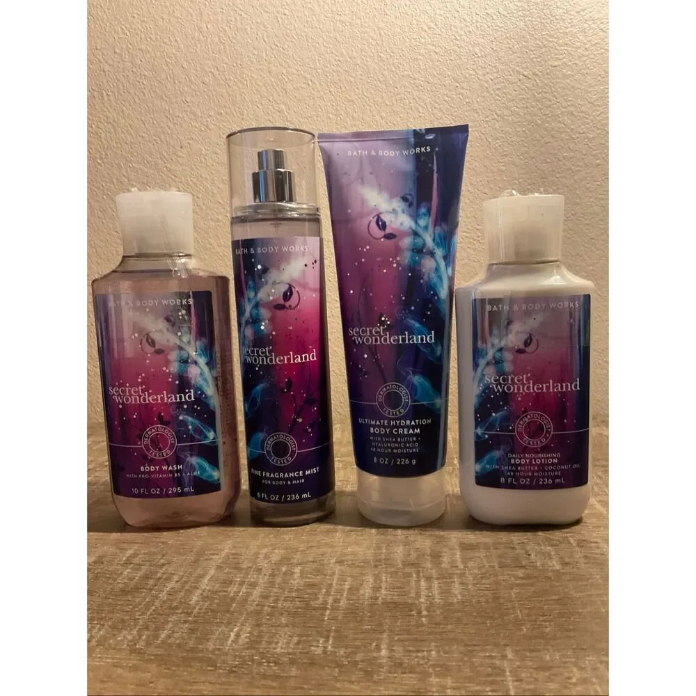 Bath and Body Works SECRET WONDERLAND 4 Piece Set